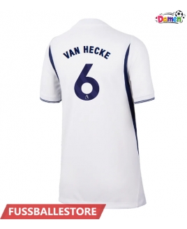 Günstige Tottenham Hotspur Jan Paul van Hecke #6 Heimtrikot Damen 2026-27 Kurzarm